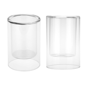Świecznik szklany Cylinder 15cm RAVI